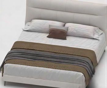 Modern Double Bed-ID:801752091