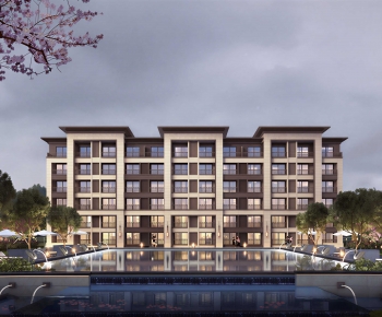 Modern Residential Building-ID:790446047