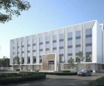 Modern Appearance Of Commercial Building-ID:867779025