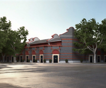 Modern Architecture Of Artistic Style-ID:453670023