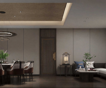 New Chinese Style A Living Room-ID:149683958
