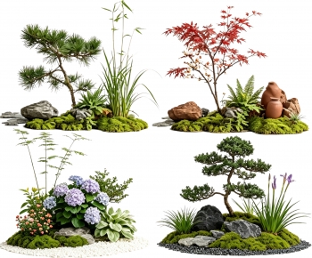 New Chinese Style Plant Landscaping-ID:164352894