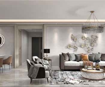 Modern A Living Room-ID:928088908