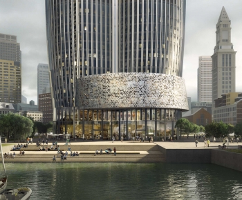 Modern Building Appearance-ID:606479889
