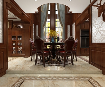 American Style Dining Room-ID:352680924