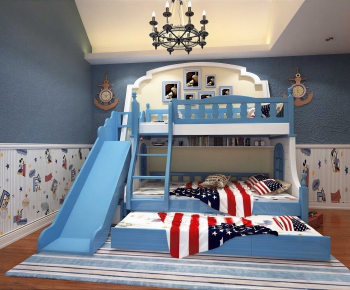 Modern Boy's Room And Son's Room-ID:473114978