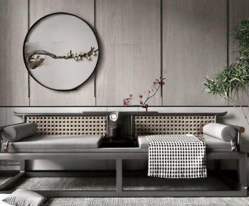 New Chinese Style Arhat Bed-ID:921510935