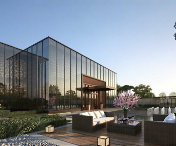 Modern Appearance Of Commercial Building-ID:532166003