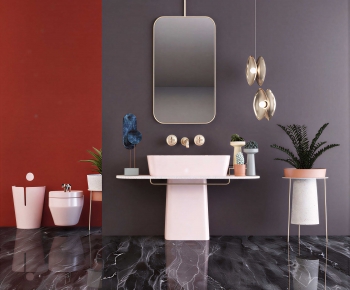 Modern Bathroom Cabinet-ID:206312896