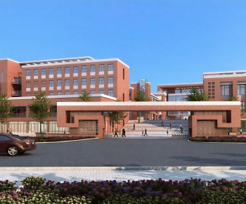 Modern Facade Element-ID:854087113
