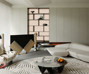 Modern A Living Room-ID:945950981