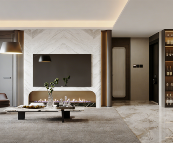 Modern A Living Room-ID:217979911
