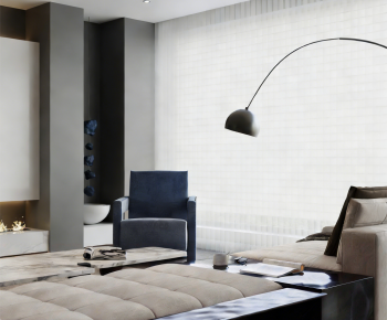 Modern A Living Room-ID:980372915