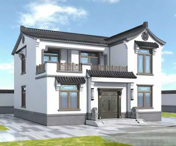 New Chinese Style Detached Villa-ID:797533993