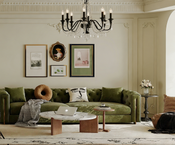 French Style A Living Room-ID:578268051