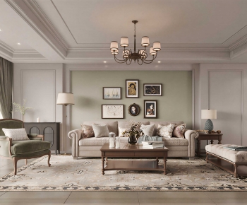 American Style A Living Room-ID:313867096