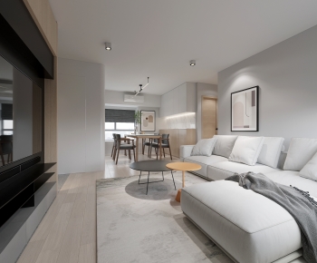 Modern A Living Room-ID:500089881