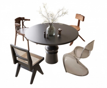 Modern Dining Table And Chairs-ID:587837932