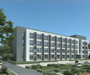 Modern Appearance Of Commercial Building-ID:803395997