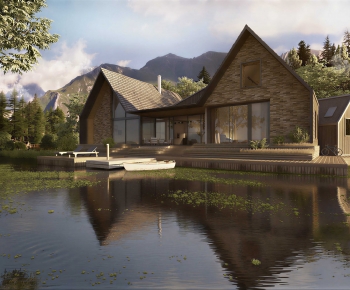 Modern Residential Building-ID:862313992
