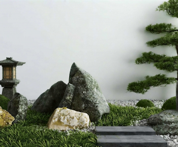 New Chinese Style Plant Landscaping-ID:988392113