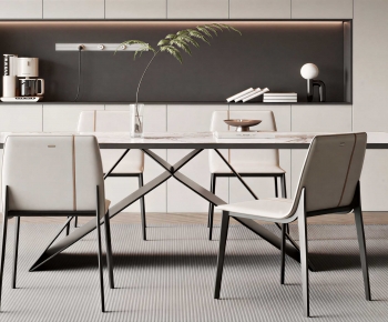 Modern Dining Table And Chairs-ID:620718006