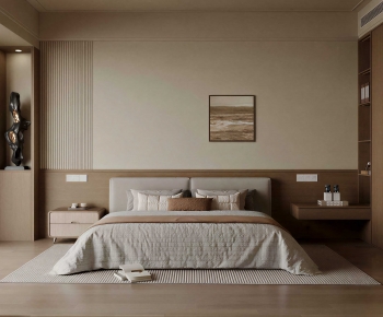Wabi-sabi Style Bedroom-ID:295701053