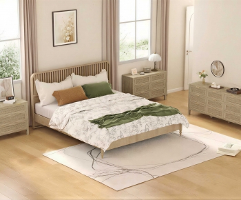 Modern Double Bed-ID:994149927