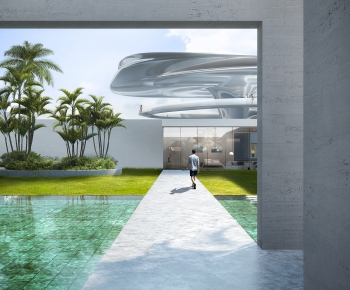 Modern Swimming Pool-ID:304836036
