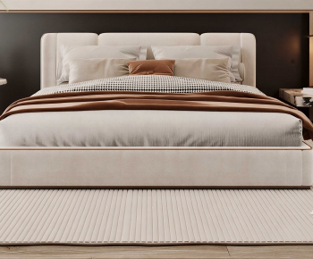 Modern Double Bed-ID:153001074