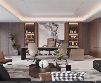 Modern Manager's Office-ID:592684982