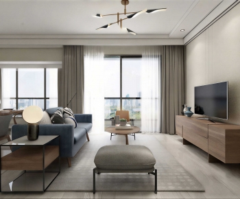 Modern A Living Room-ID:918128019