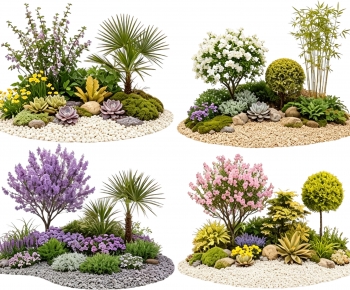 New Chinese Style Plant Landscaping-ID:534677039