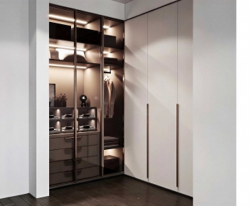 Modern Clothes Storage Area-ID:196769297