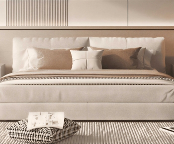 Modern Double Bed-ID:530617955