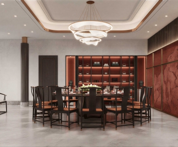 New Chinese Style Dining Room-ID:948580032