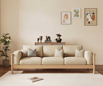 Modern Three-seat Sofa-ID:975049025