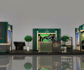 Modern Exhibition Hall-ID:195962911