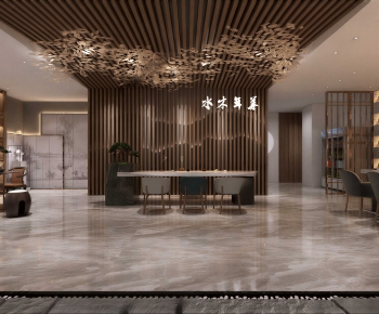 New Chinese Style Lobby Hall-ID:256979942