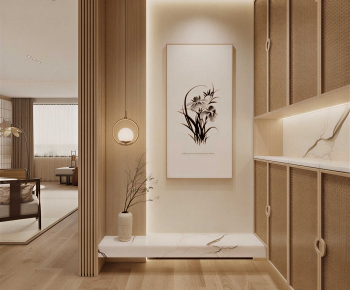 New Chinese Style Hallway-ID:925878053