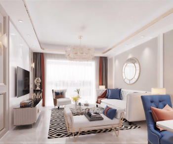Modern A Living Room-ID:210196972