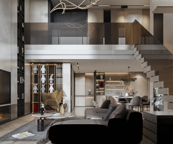 Modern A Living Room-ID:101490072