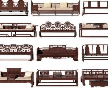 New Chinese Style Arhat Bed-ID:230561023