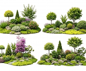 New Chinese Style Plant Landscaping-ID:580645088