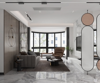 Modern A Living Room-ID:925586945