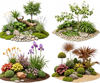 New Chinese Style Plant Landscaping-ID:144562013