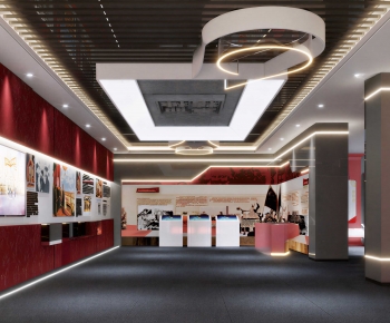 Modern Exhibition Hall-ID:829874049