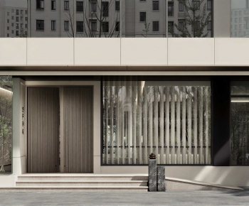 Modern Facade Element-ID:527688983