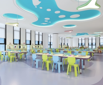 Modern Children's Kindergarten-ID:615906008