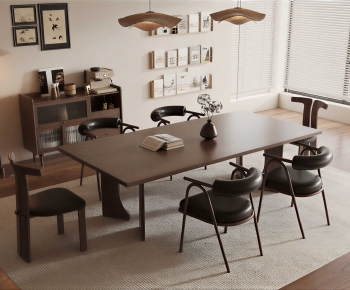 Modern Dining Table And Chairs-ID:855588945